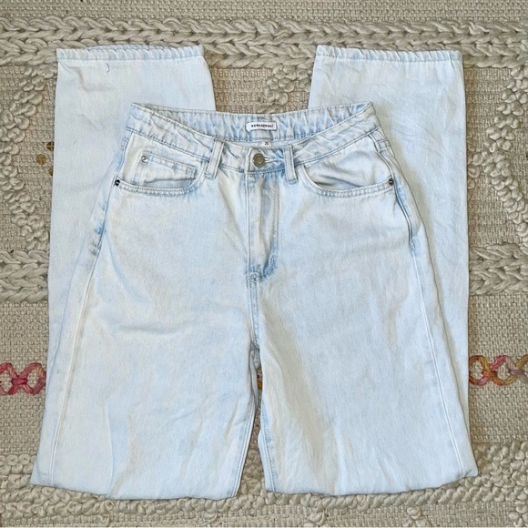 WeWoreWhat Baggy Straight Leg Distressed Jeans - Picture 5 of 9